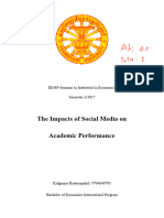 The Impacts of Social Media On Academic Performance: Intro