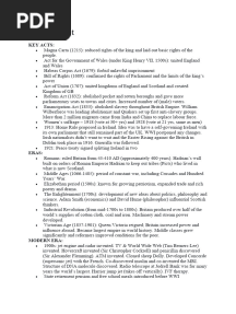 Life in The UK Cheat Sheet