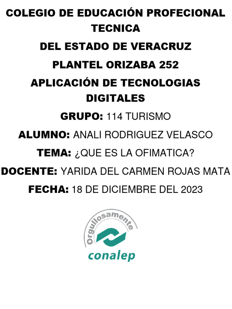 Que Es La Ofimatica PDF Software de la aplicacion Bases de datos