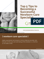 Top 5 Tips To Become A Successful Newborn Care Specialist
