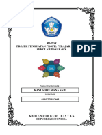 Projek Penguatan Profil Pelajar Pancasila Sekolah Dasar (SD) Rapor