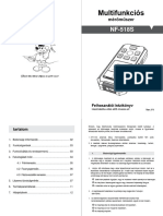 Távmérő Használati Utasítás noyafa-NF-518S Hu