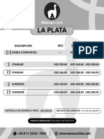 Tarifario Wanna La Plata Compressed