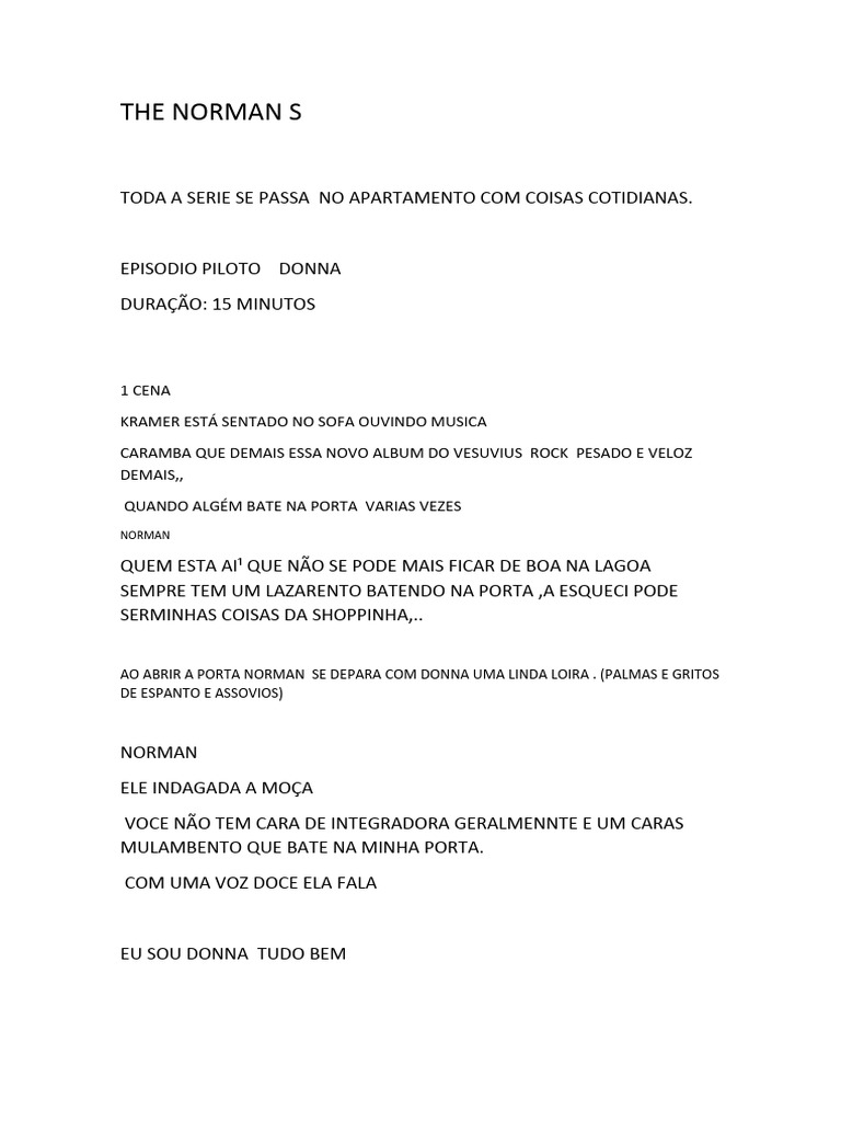 THE NORMAN S ROTEIRO PDF