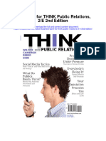 Test Bank For Think Public Relations 2 e 2nd Edition