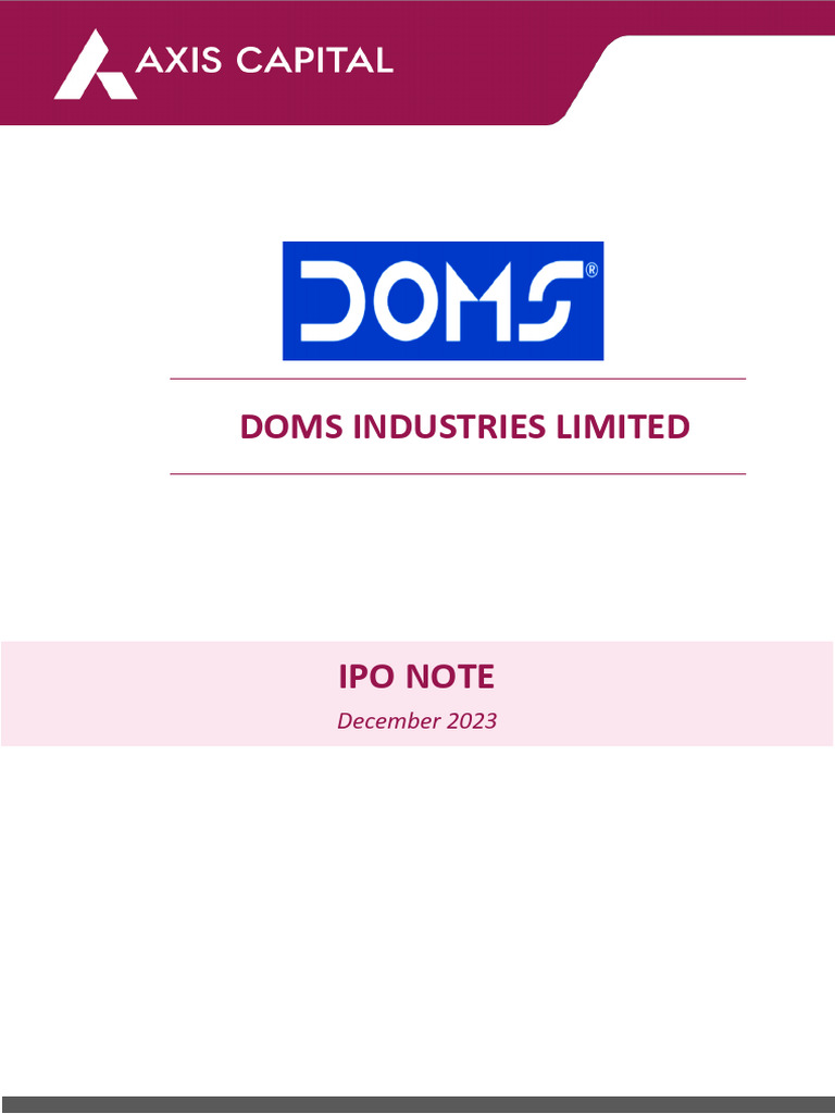 DOMSIPONoteAxisCapital PDF