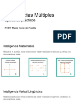 Inteligencias Múltiples Ejercicios Prácticos PCEE Marie Curie de Puebla