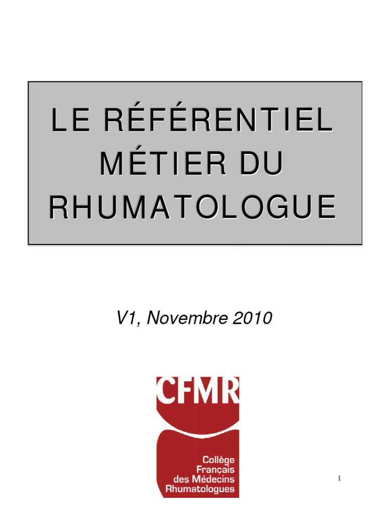 Ref Met Rhumato v1 | PDF
