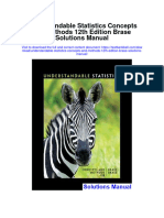 Understandable Statistics Concepts and Methods 12th Edition Brase Solutions Manual