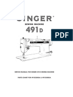 Singer 491D Service & Parts Manual