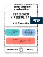 0.7. Funciones Hiperbólicas (V.g. Shervátov - (MIR) ) 2ed 1984