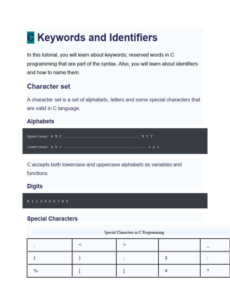 Basic c Program | PDF