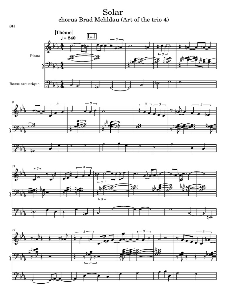 Solar Chorus by Brad Mehldau | PDF | Economies | Diplomacy