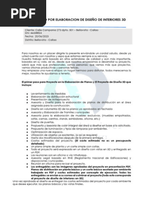 Ejemplo De Contrato De Diseño De Interiores Máster En Diseño De