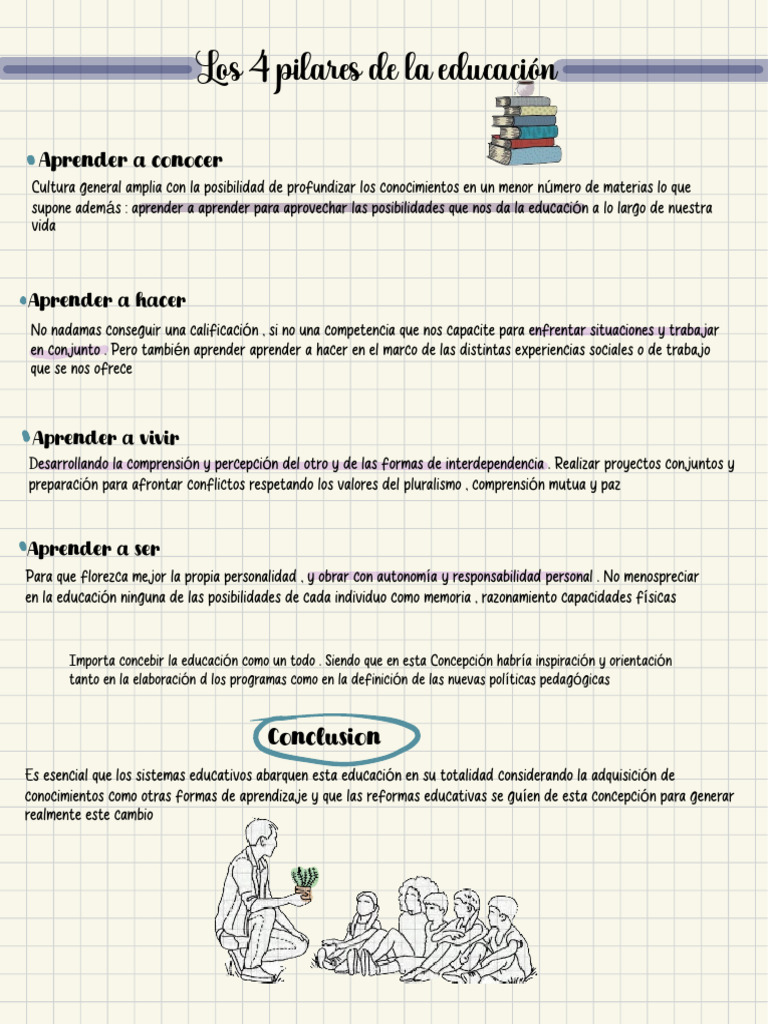 Los 4 Pilares de La Educación | PDF