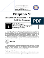 Filipino 9 4th Quarter Module 8 SISA