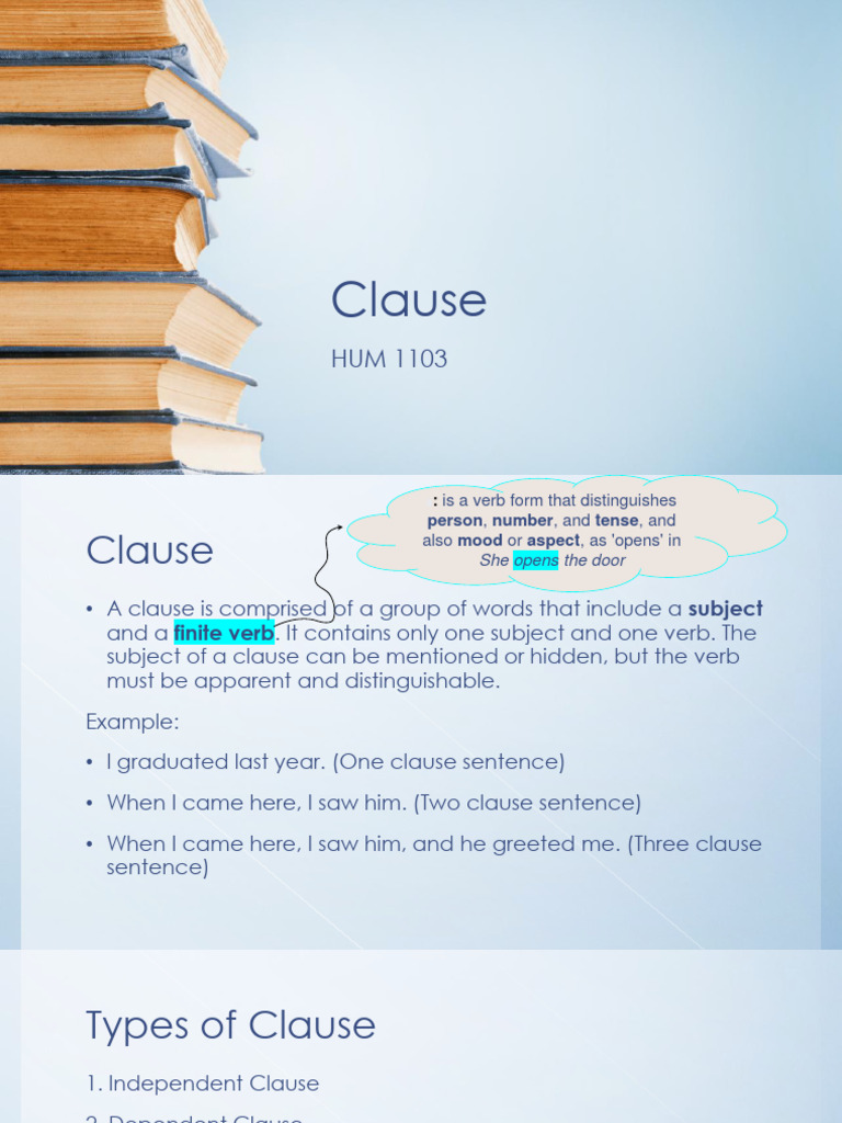 Clause | PDF