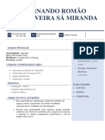 CV Fernando Sá Miranda