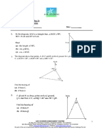 Worksheet 11.1 - Trigonometry
