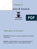 Chapter 8 Motivation & Emotion