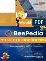 Beepedia Weekly Current Affairs (Beepedia) 9th-15th December 2023