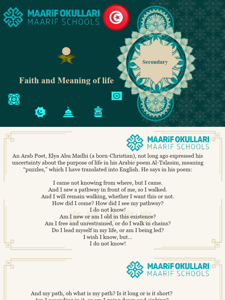 Chap1 - L3 - Faith and Meaning of Life | PDF