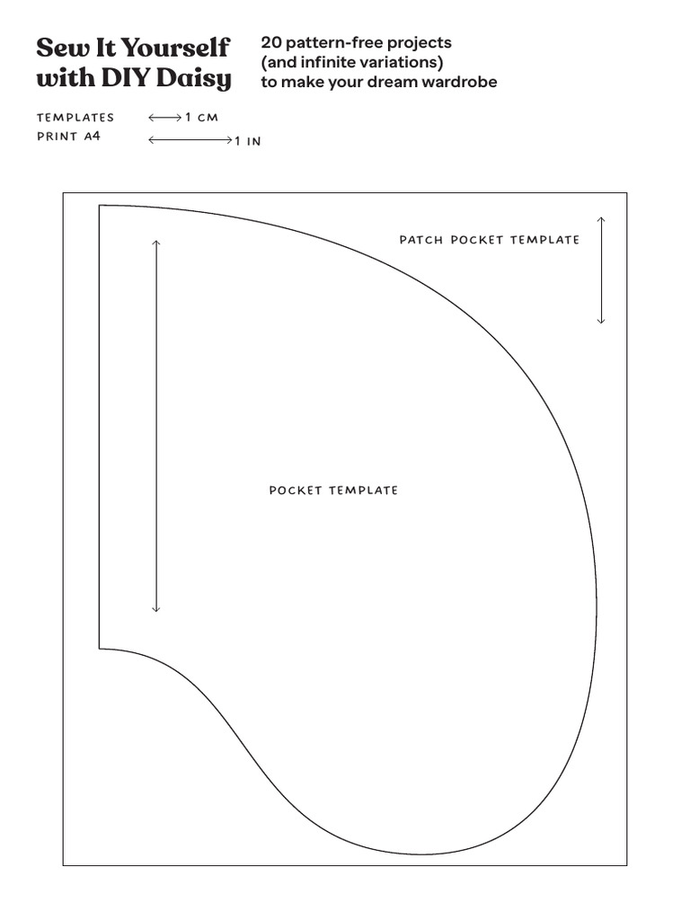 DIY Daisy Templates A4 PDF