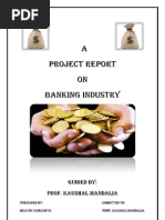 Download Banking Industry Report Bhavin by Bhavin Vadhadiya SN69700100 doc pdf