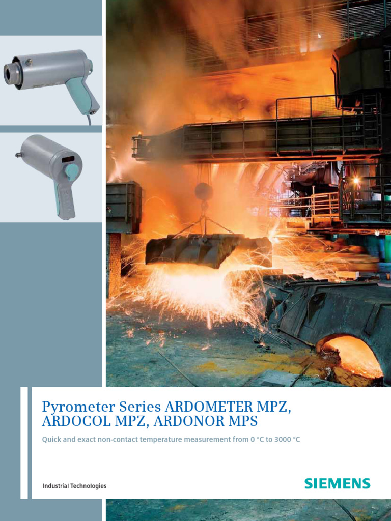MPZ Series Non-Contact Pyrometers | PDF | Camera Lens | Light Emitting ...