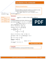 Cours Les Limite Et Continuité