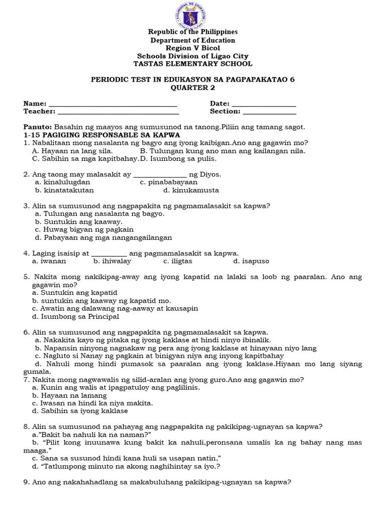 Q2 Esp 6 | PDF