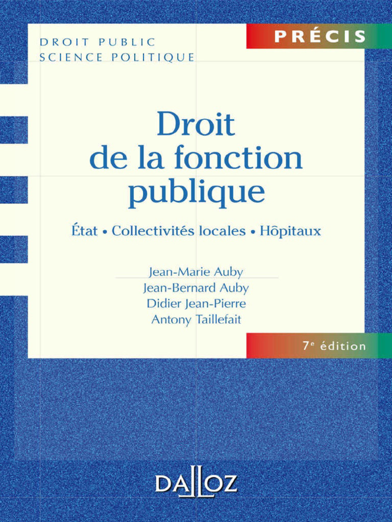 Droit de la Fonction Publique | PDF | Droit