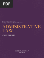 Admin Law - Case Digest