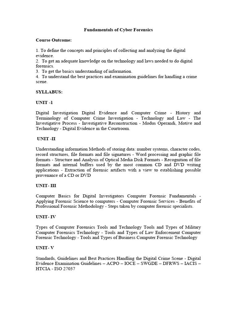 Advantages Of Cyber Forensics Pdf