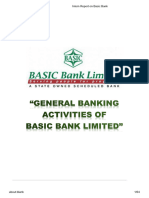 Intern Report On Basic Bank