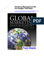 Global Marketing Management 8th Edition Keegan Test Bank