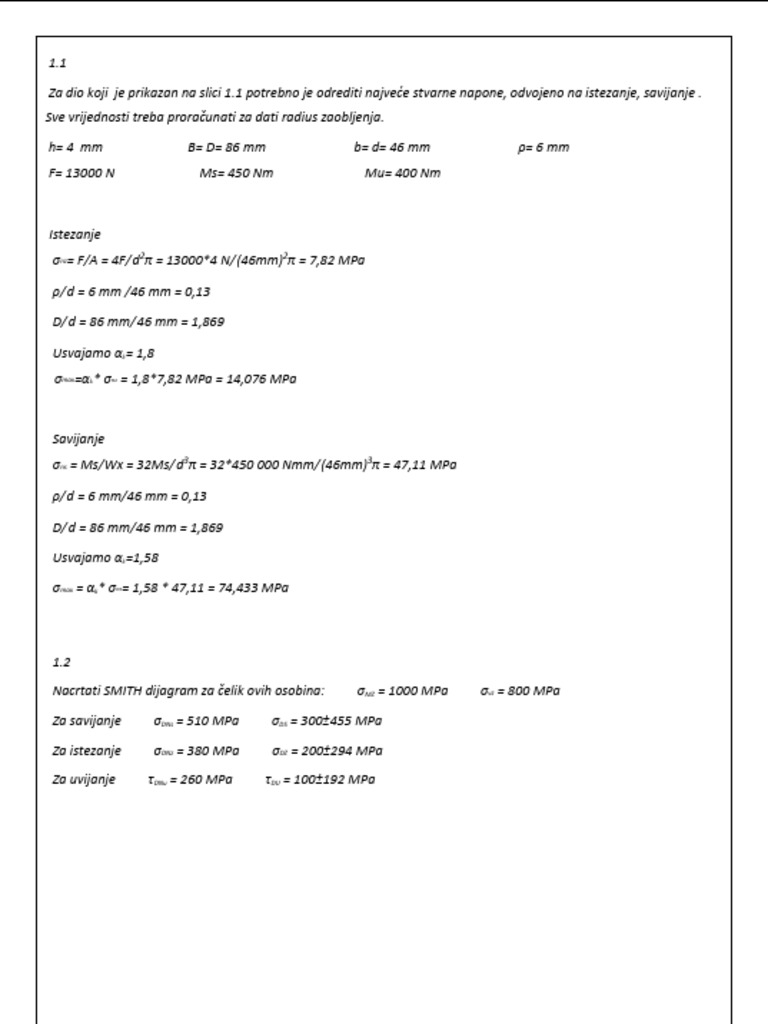 Proracun A4 | PDF