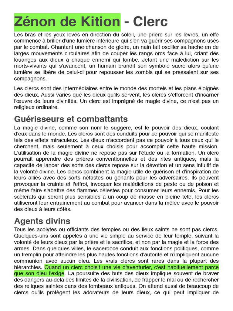 Zénon de Kition Clerc DD PDF