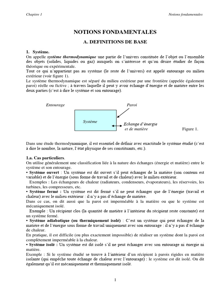 Notions de température en thermodynamique | PDF | Température ...