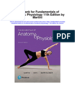 Test Bank For Fundamentals of Anatomy Physiology 11th Edition by Martini