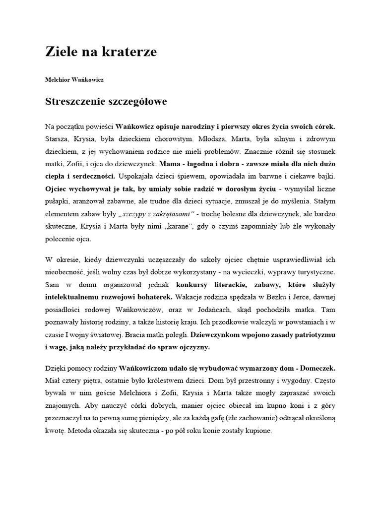 Ziele Na Kraterze