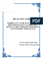 Do An Tot Nghiep Nghien Cuu Va de Xuat Cac Bien Phap Nham Nang Cao Hieu Qua Quan Ly Chat Thai Ran Sinh Hoat Tai TP Pleiku Tinh Gia Lai