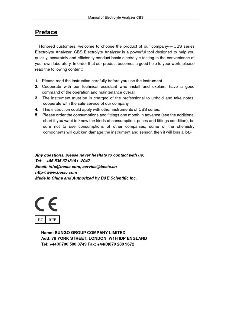 CBS-300 400 Manual | PDF