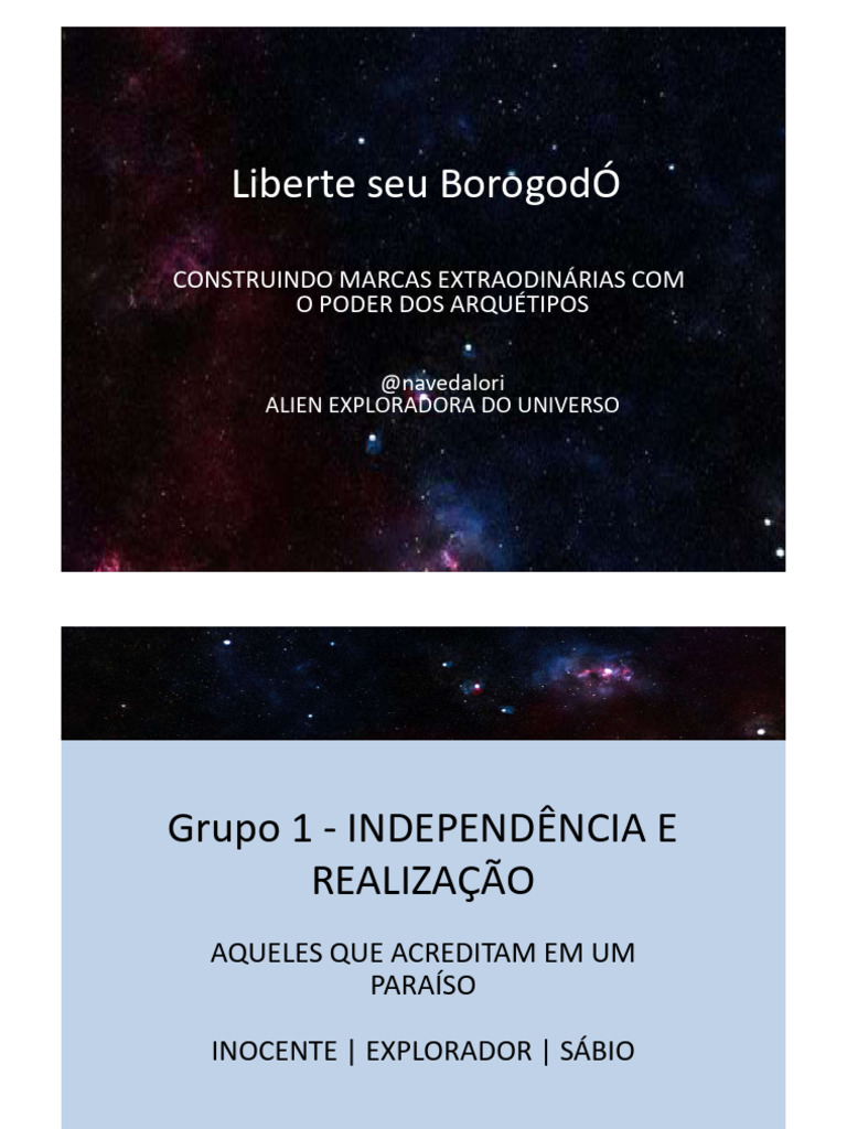 Liberte Seu Borogodó Na Nave Da Lori - Arquétipos de Marca | PDF ...