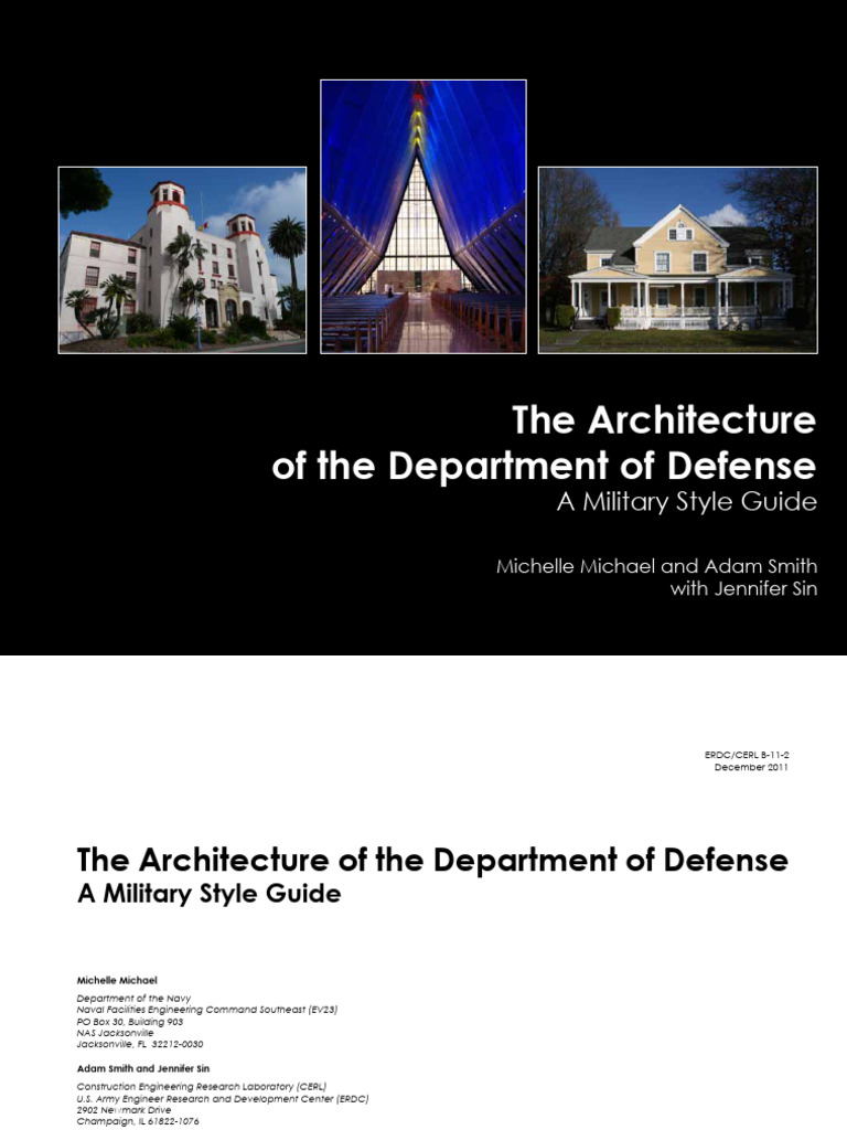 The Architecture of The Department of Defense (A Military Style Guide ...