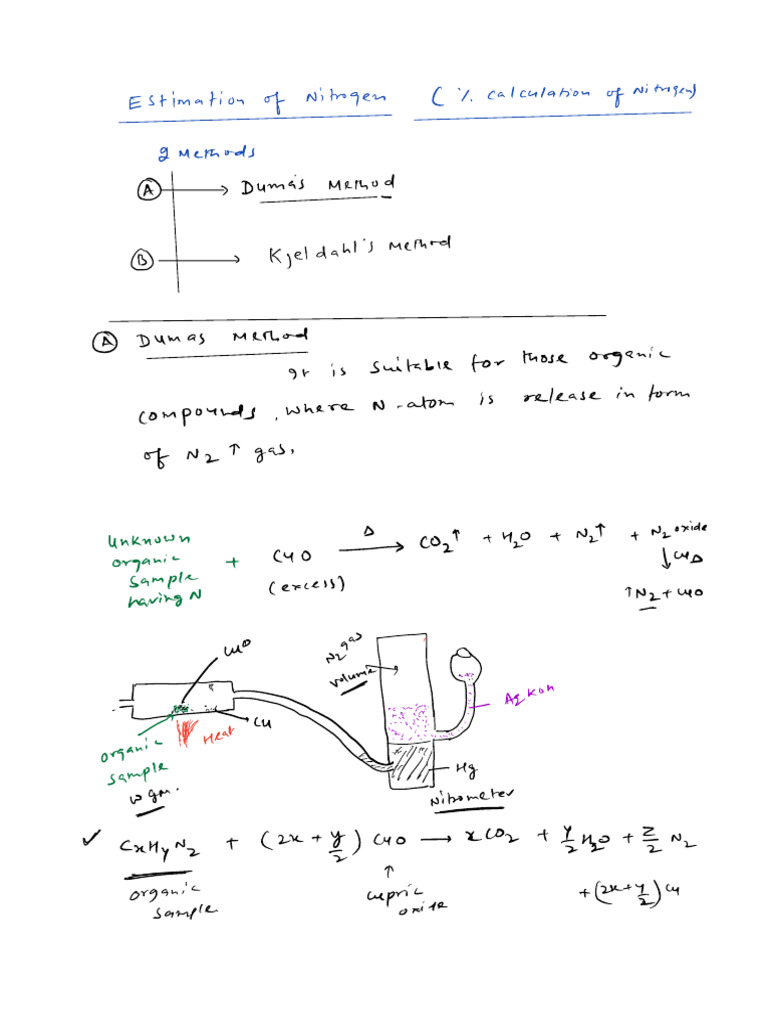 Dumas and Kjeldahl Metods PDF