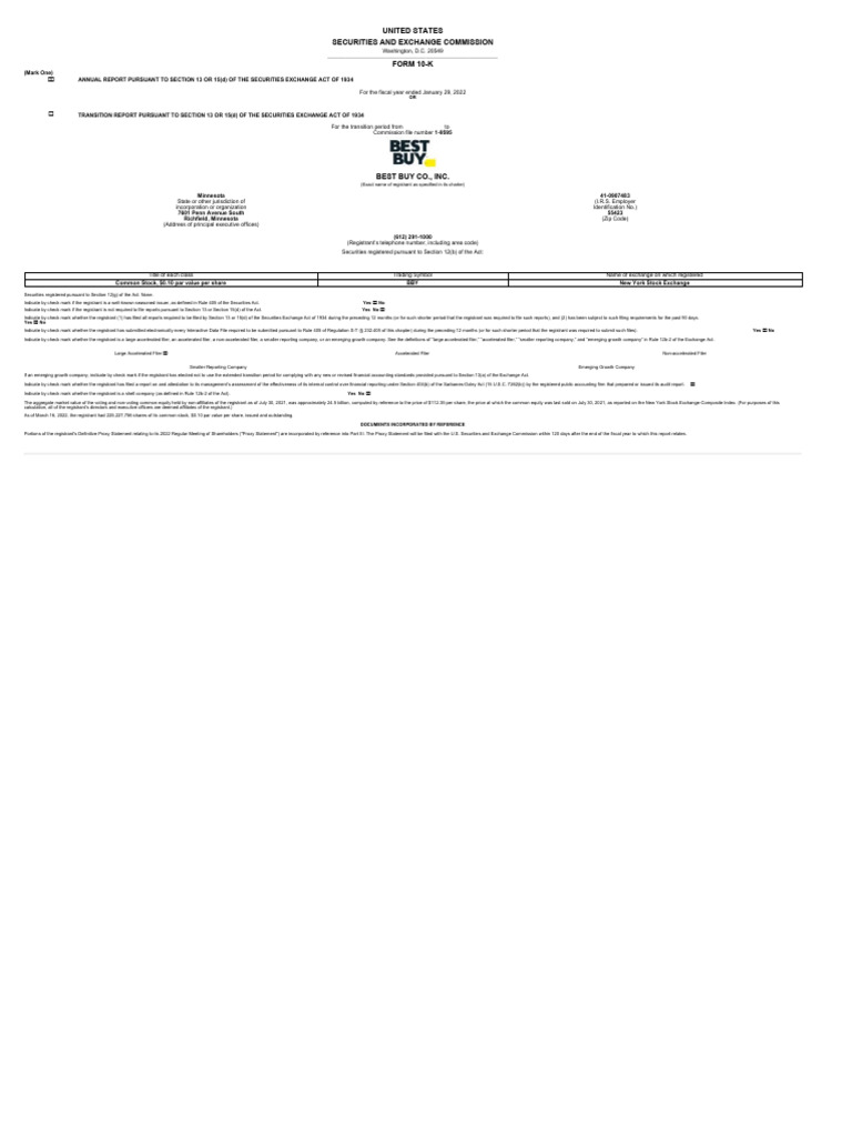 Fy22 Annual Report Pdf Form 10 K Inflation