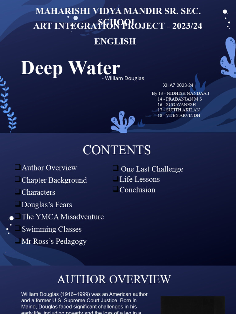 Deep Water XII | PDF | Social Science | General Fiction
