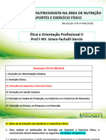 Aula Ix Atribuicoes Do Nutricionista em Nutricao e Esporte