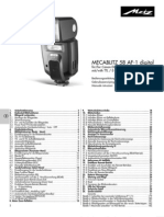 MECABLITZ 58 AF-1 digital for Canon digital cameras with TTL / E-TTL / E-TTL II